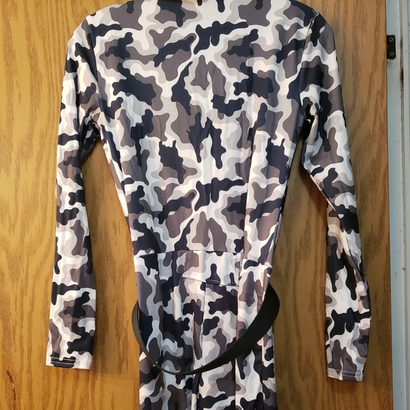 Halloween costume. Soldier black & white camo Worn once for 1 hour. Great shape. - Picture 9 of 12